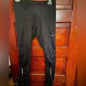 Nike. Black Men Running Tights